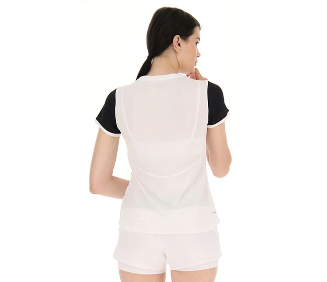 Lotto Top Ten Tee 1 (W) (White/Black) - Image 2