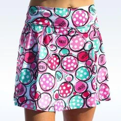 Pickleball Bella Dink 2 A-Line Skort (W) (Pink)