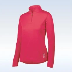 Pickleball Bella 1/4 Zip Pullover (W) (Pink)