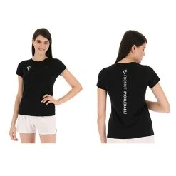Fromuth Pickleball Lotto Core Tee (W) (Black)