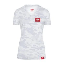 Selkirk Pickleball Selkirk Red Label Camo Short Sleeve V-Neck (W)(White)