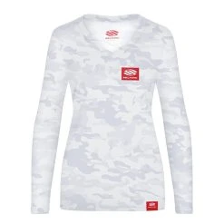 Selkirk Pickleball Selkirk Red Label Camo Long Sleeve V-Neck(W)(White)