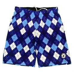 Flow Society Pickleball 7" Argyle Short (M) (Navy)