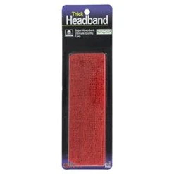 Tourna Unique Super Thick Headbands (1X) (Red)