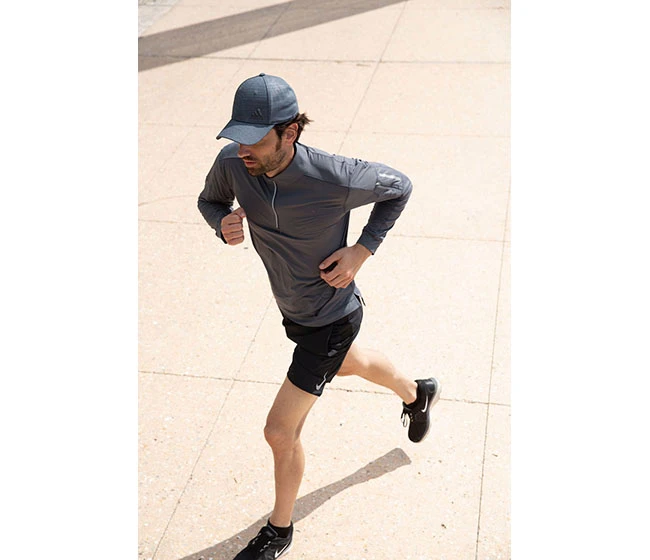 BloqUV Mock Zip Top (M) (Grey) - Image 2