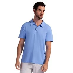 BloqUV Short Sleeve Polo (M) (Indigo)