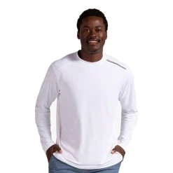 BloqUV Jet Long Sleeve Tee (M) (White)