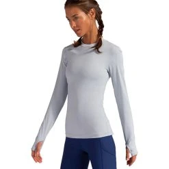 BloqUV 24/7 Long Sleeve Top (W) (Gray)