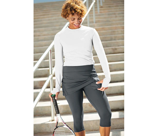 BloqUV 24/7 Long Sleeve Top (W) (White) - Image 2