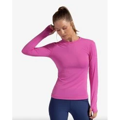 BloqUV 24/7 Long Sleeve Top (W) (Pink)