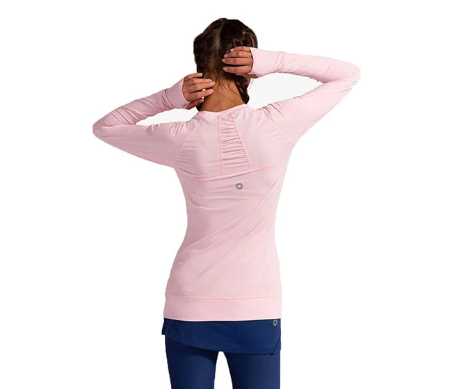 BloqUV Long Sleeve Pullover (W) (Pink) - Image 2