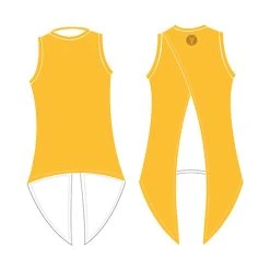 Faye + Florie Faye+Florie Tie Back Tank (W) (Yellow)