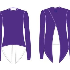 Faye + Florie Faye+Florie Tie Back Long Sleeve Top (W) (Purple)