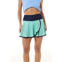 Faye + Florie Faye+Florie Seafoam And Navy Holly Skirt (W) (Green)