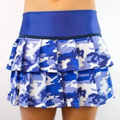Faye + Florie Faye+Florie Blue Camo Lisa Skirt (W) (Blue)