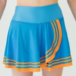 Faye + Florie Faye+Florie Tiger Stripe Holly Skirt (W) (Blue/Orange)