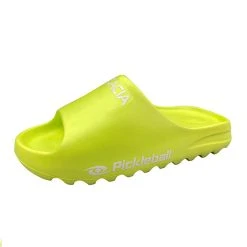 Acacia Pickleball Acacia Apres Recovery Slides (Unisex) (Lime)
