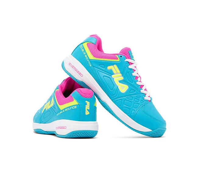 FILA Double Bounce 3 Pickleball (W) (Turquoise Blue) - Image 3