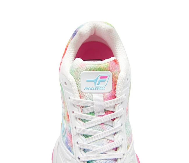 FILA Volley Zone Tie Dye Pickleball (W) (White/Multi) - Image 2