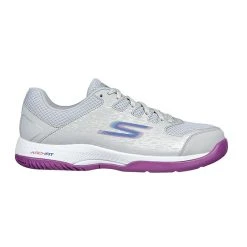 Skechers Viper Court Pickleball (W) (Grey/Purple)