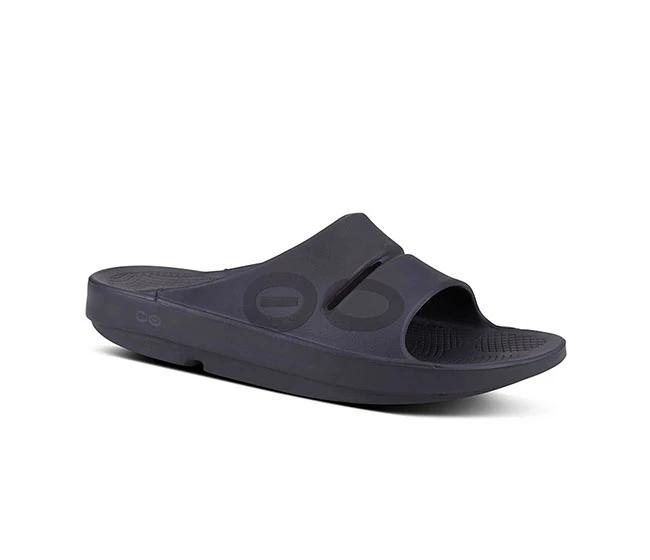 OOFOS OOahh Sport Slide (U)(Black)