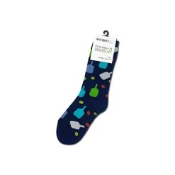 Racquet Inc. Pickleball Dress Socks (1x) (Navy Blue)